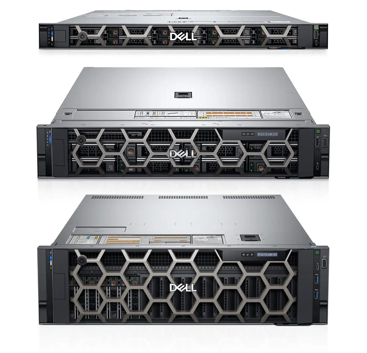 dell poweredge server rack 1u 2u 4u