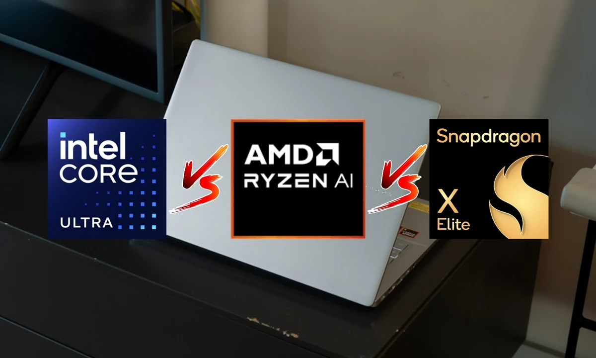 intel core ultra amd ryzen ai qualcomm snapdragon x elite ai pc