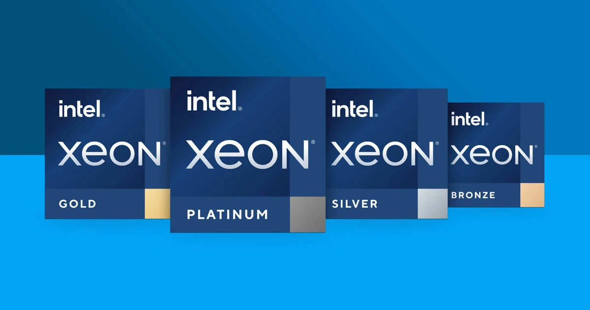intel xeon platinum gold silver bronze